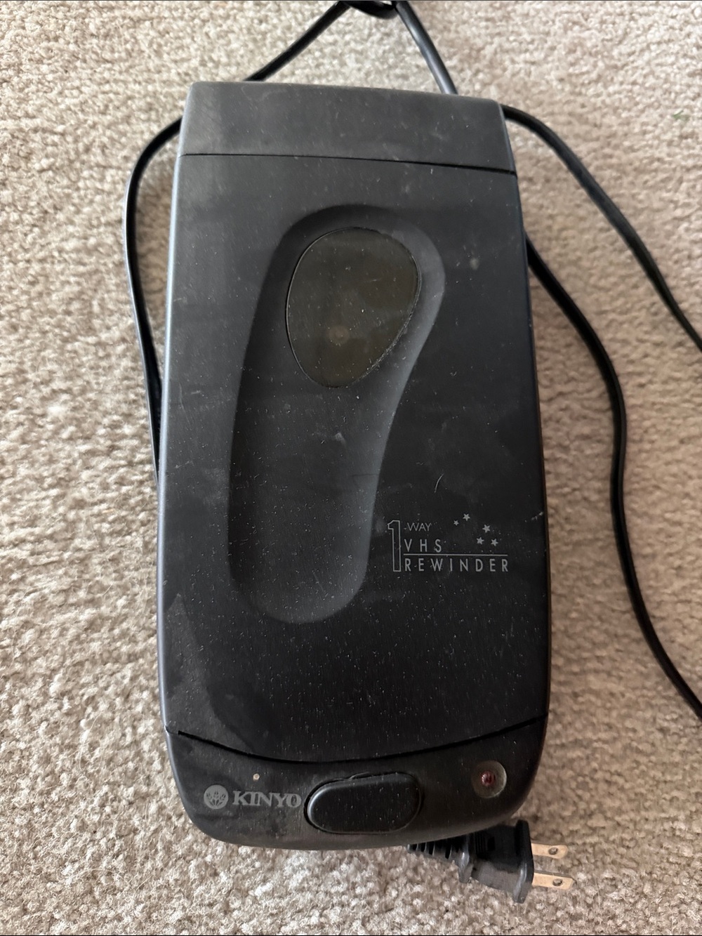 Kinyo 1-Way VHS Video Cassette Rewinder (Model UV-428)